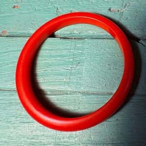 Vintage Red Bakelite Bracelet